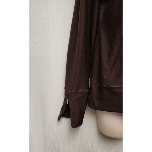Lucy Tech Women's Size M Brown Full Zip Long Sleeve Jacket Activewear - Picture 6 of 8